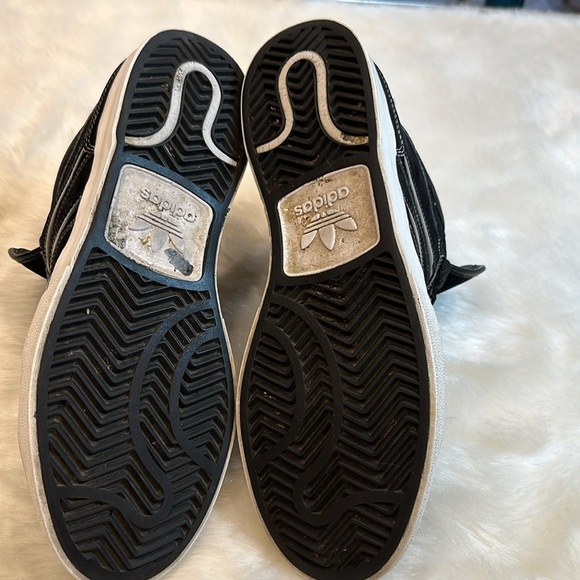 Adidas black and white high tops, size 8.5 - Picture 7 of 12